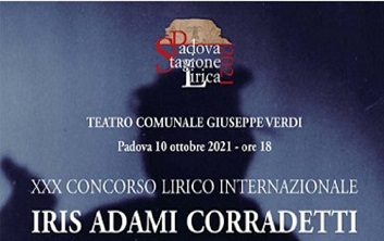XXX Concorso Lirico Internazionale Iris Adami Corradetti