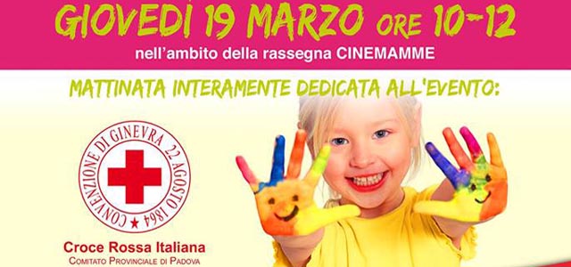 A Cinemamme un appuntamento speciale in collaborazione con la Croce Rossa Italiana